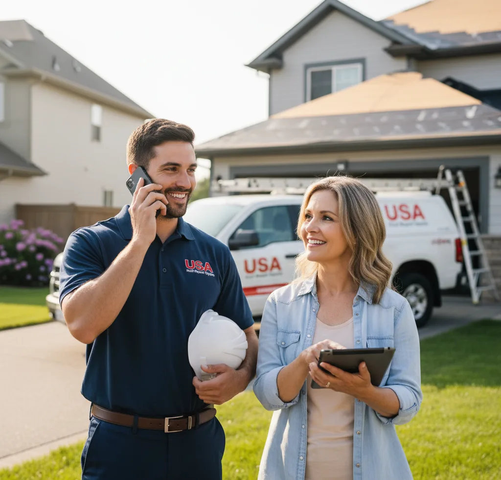 USA Roof Repair Experts customer support in Coal City
